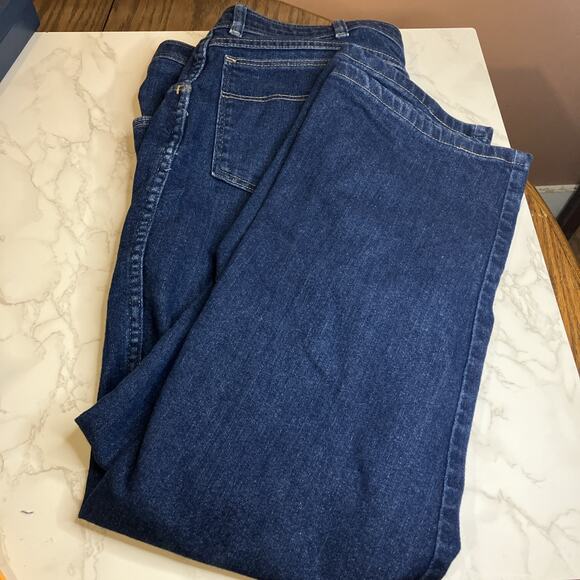 Vtg WRANGLERS Stretch Denim Mens Jeans Pants Red Tab USA - 36x 24 Altered - Picture 3 of 12